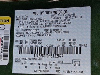 2022 Ford Mustang GT Premium