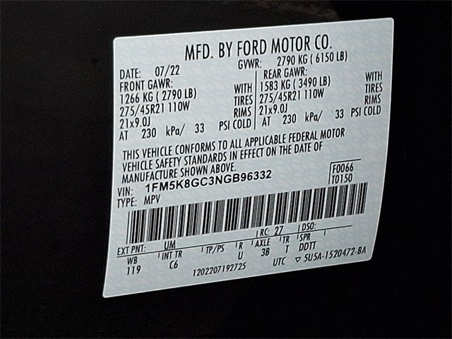 2022 Ford Explorer ST