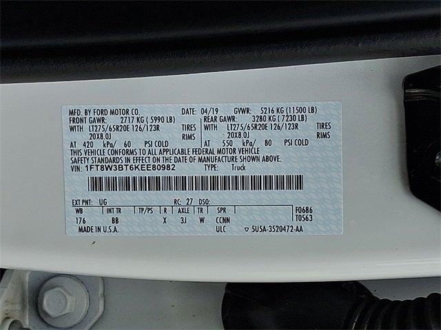 2019 Ford F-350SD Platinum 6.7 Power Stroke