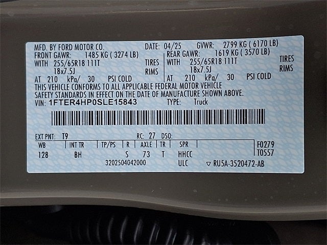 2025 Ford Ranger XLT