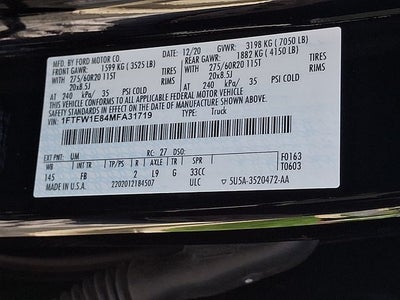 2021 Ford F-150 XLT