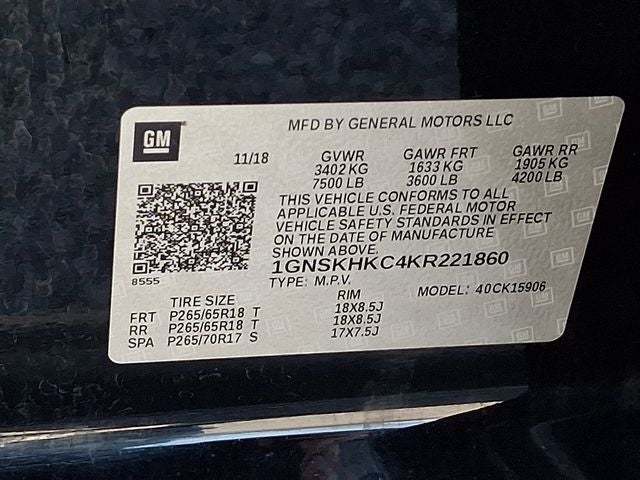 2019 Chevrolet Suburban LT