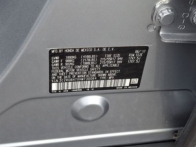 2017 Honda HR-V EX-L w/Navigation