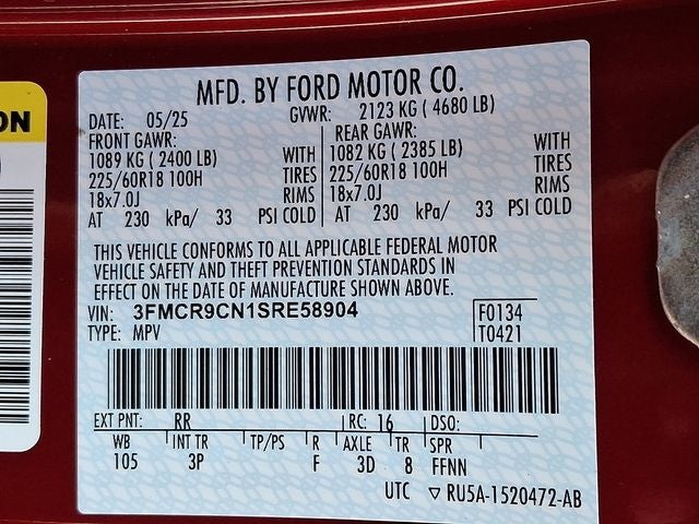 2025 Ford Bronco Sport Outer Banks