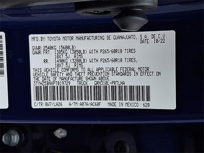 2023 Toyota Tacoma Limited V6