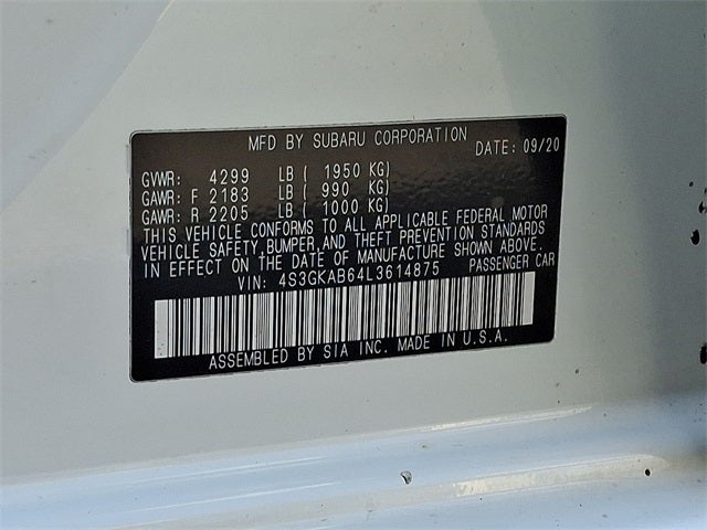 2020 Subaru Impreza Base