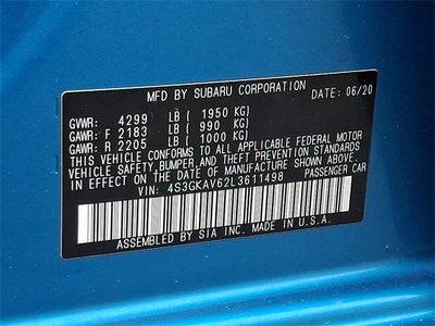 2020 Subaru Impreza Premium