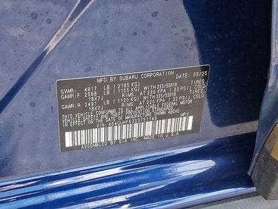 2025 Subaru Crosstrek Sport