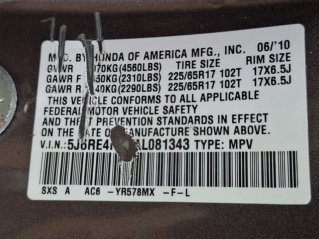 2010 Honda CR-V EX-L