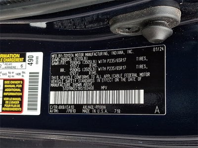 2024 Toyota Sienna XLE 8 Passenger