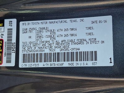 2016 Toyota Tacoma TRD Off-Road V6