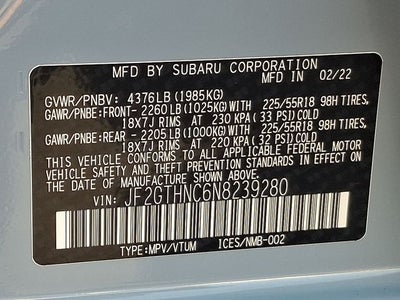 2022 Subaru Crosstrek Limited