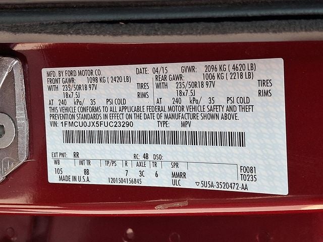 2015 Ford Escape Titanium