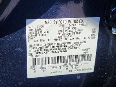 2020 Ford Explorer XLT