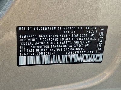 2013 Volkswagen Jetta Hybrid Base