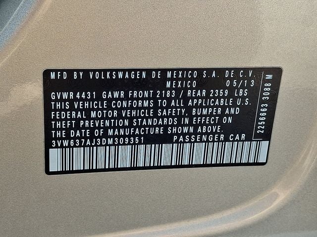 2013 Volkswagen Jetta Hybrid Base