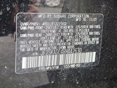 2024 Subaru Forester Sport