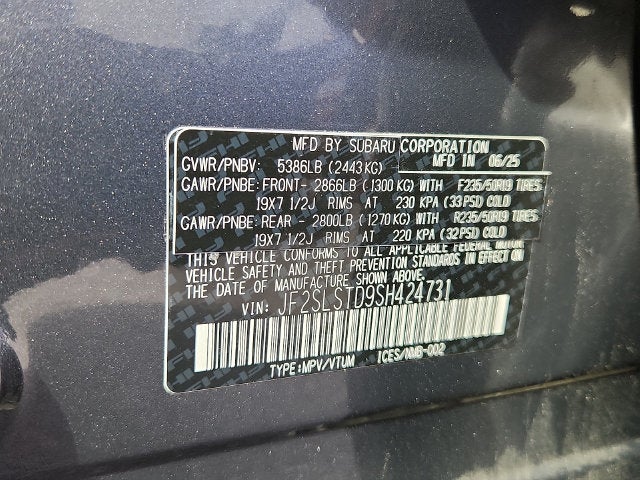 2025 Subaru Forester Hybrid Touring