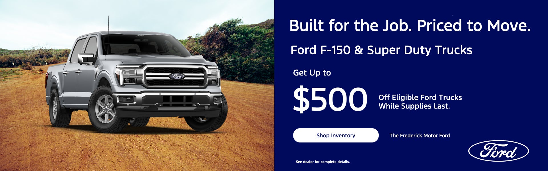 Built for the Job. Priced to Move.