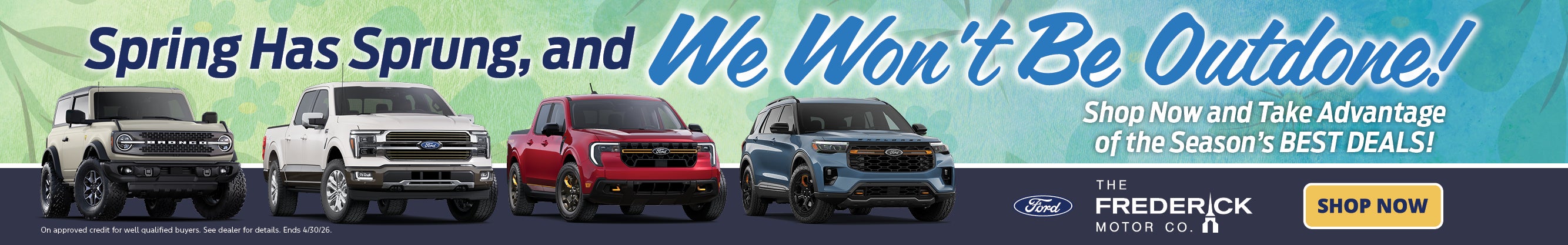 Spring has Sprung deal