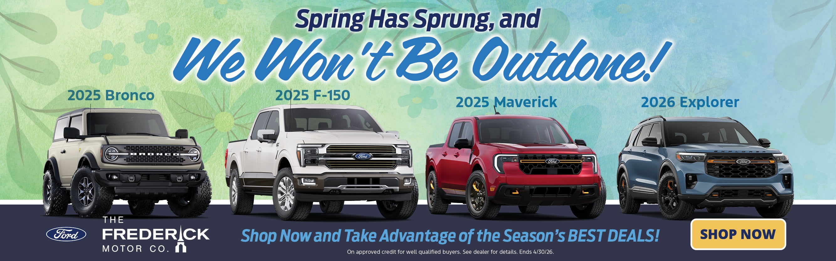 Spring has Sprung Deal