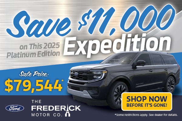 2025 Ford Expedition Sale $11,000 off