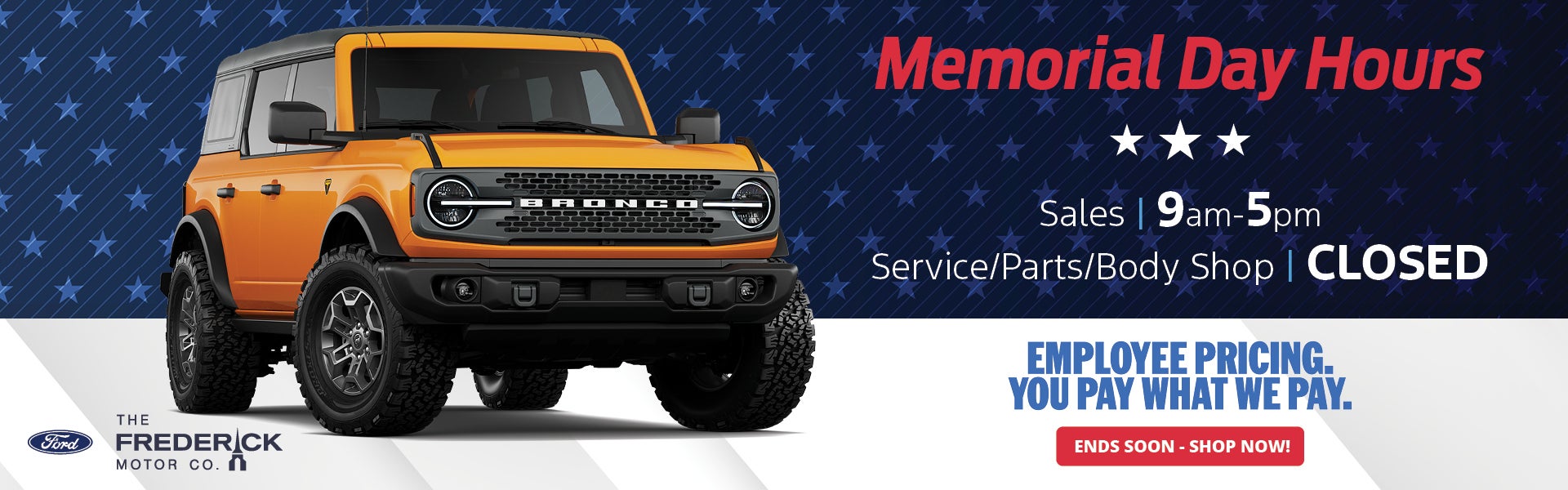 memorial day hours