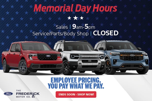 memorial day hours