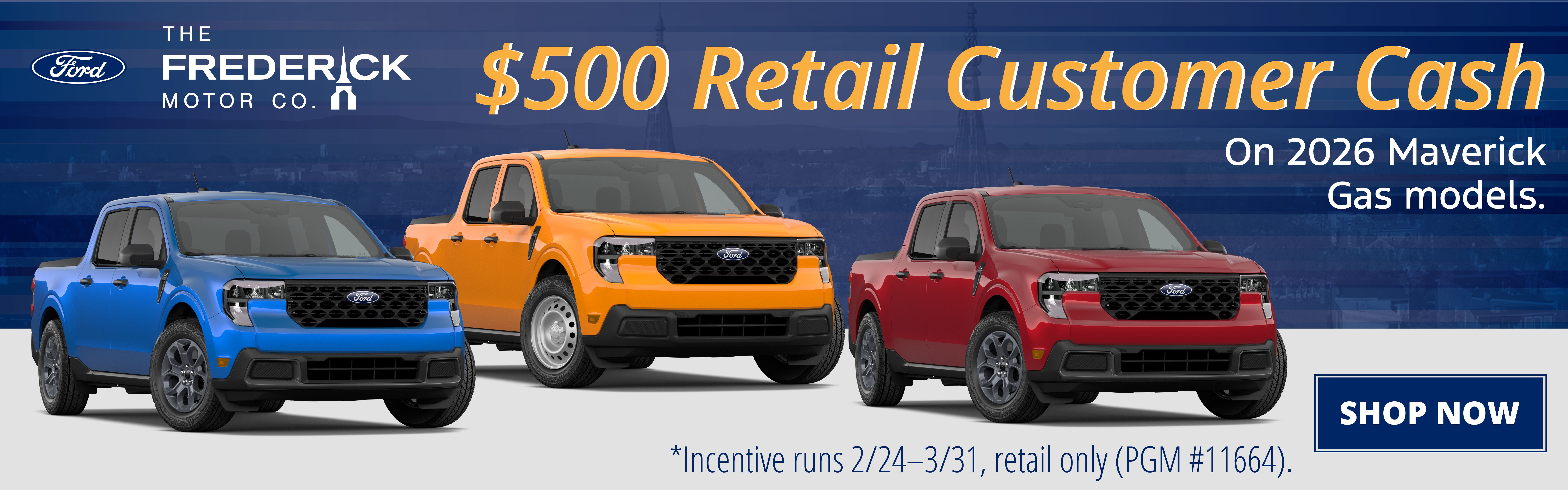 2026 Maverick Gas models